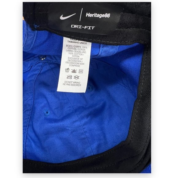 Nike x USA Campus‎ Cap Heritage 86 Strapback OSFM Blue C-11127 Soccer USA Shield - Picture 4 of 9